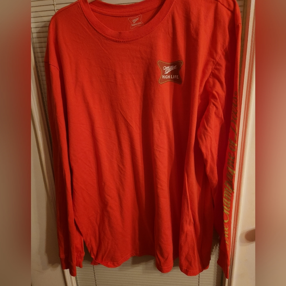 LONG SLEEVE P2P 25 MILLER HIGH LIFE TSHIRT